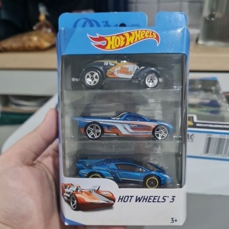 Jual Hot Wheels Gift Pack GP3 Lamborghini Veneno Blue Biru Shopee Indonesia