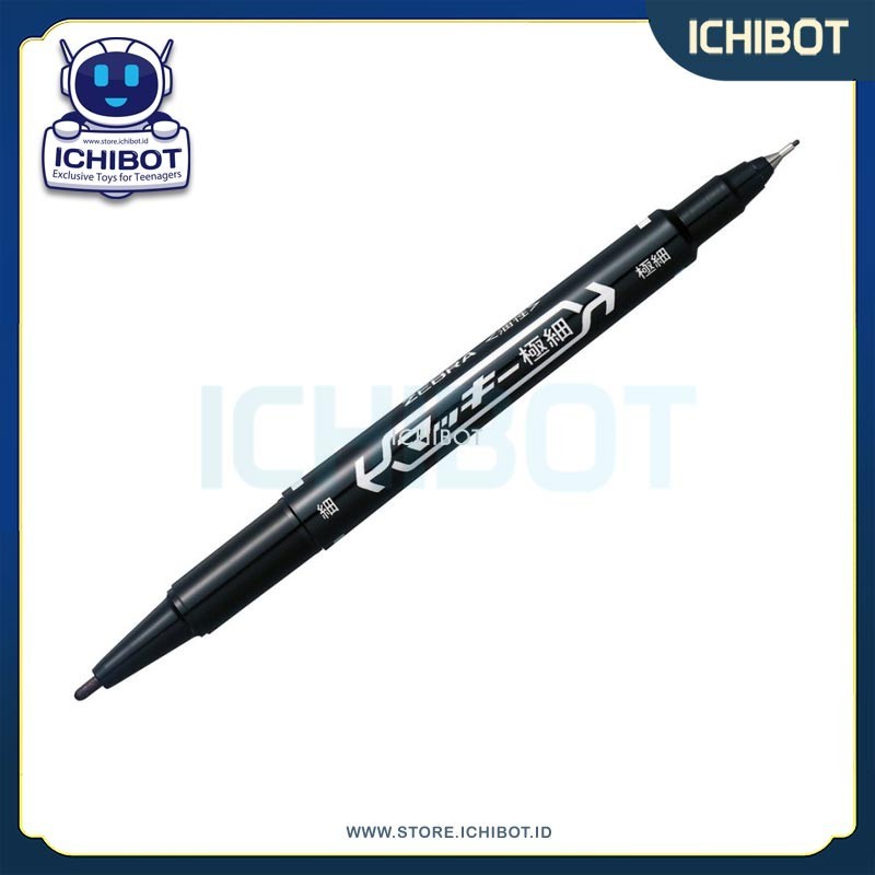 Jual Spidol PCB Permanen 0.9mm 1.2mm Dual Head Marker Tahan Air Hitam