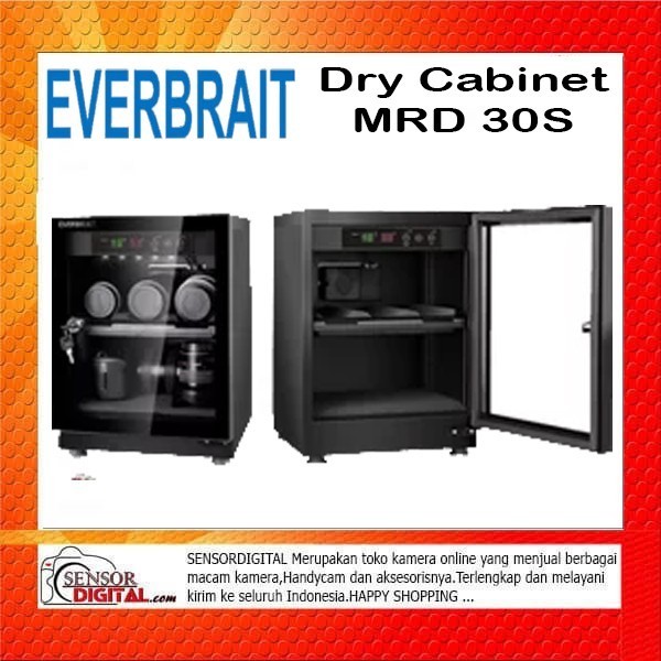 Jual Everbrait Dry Cabinet Mrd 30S - 30 Liter, Anti-Jamur U/ Lensa ...