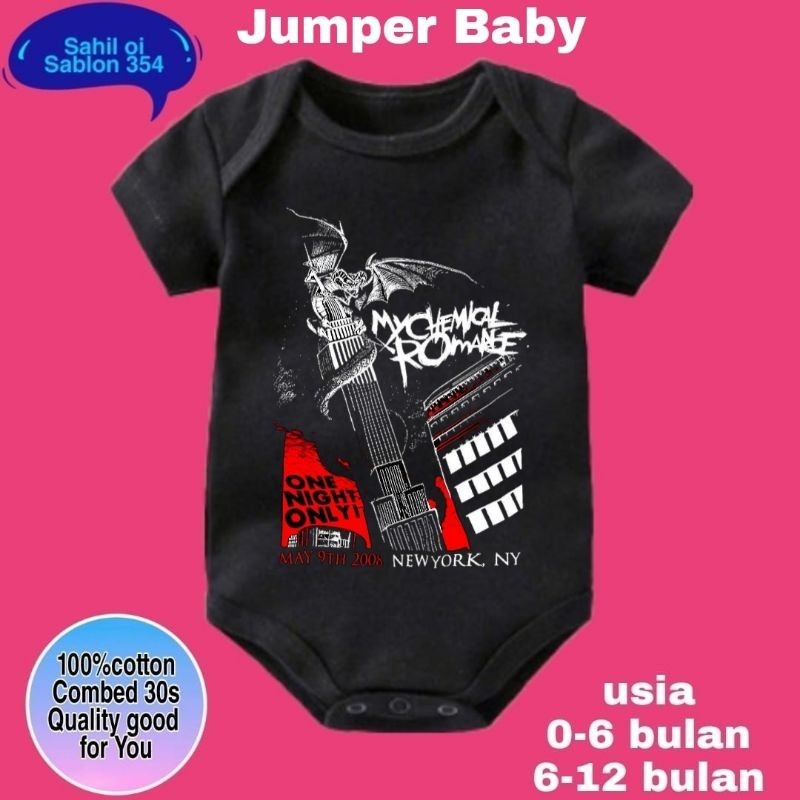 Jual JUMPER BABY MCR MY CHEMICAL ROMANCE THE BLACK PARADE IS DEAD