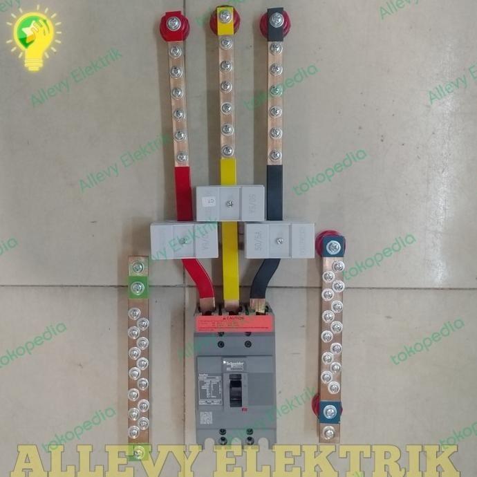 Jual Busbar Rstn+Ground 3X15 Untuk Mccb !! Ready | Shopee Indonesia