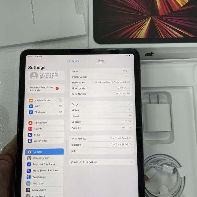 Jual Ipad Pro 2021 M1 11-Inch 128Gb 128 Gb Bekas Second Resmi Inter ...