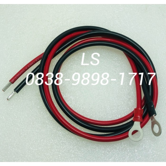 Jual Kabel Aki 2X6Mm2 Kabel Utk Scc Ke Aki/Baterai Panjang 2M (Merah ...