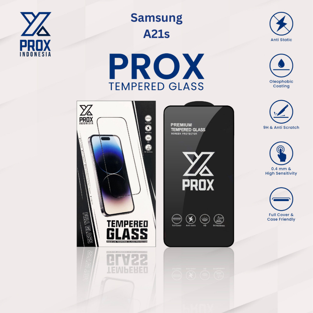Jual PROX Tempered Glass Samsung A21s Full Cover Clear Shopee