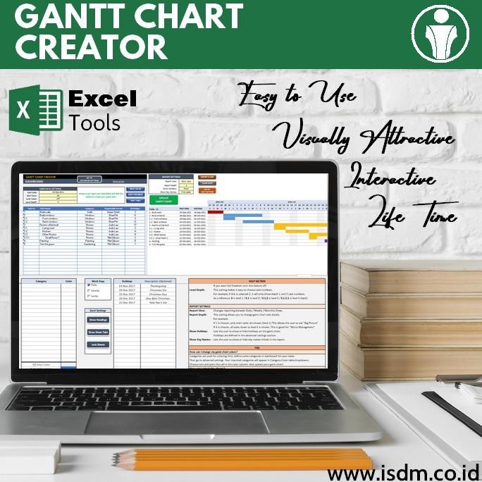 Jual GANTT EXCEL CHART | AGILE | MANAJEMEN PROYEK | Shopee Indonesia