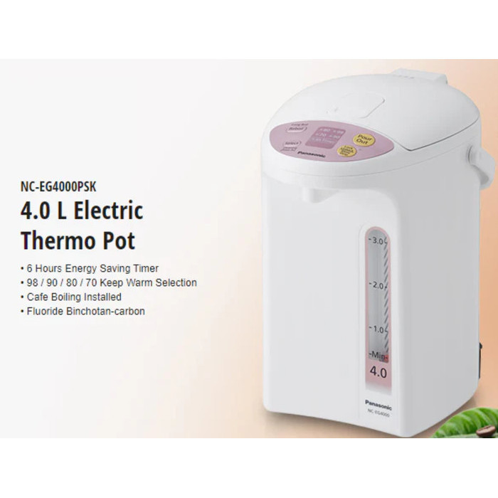 Jual Panasonic Thermos Pot / Kettle Listrik Nc-Eg4000 ( 4 Liter ...