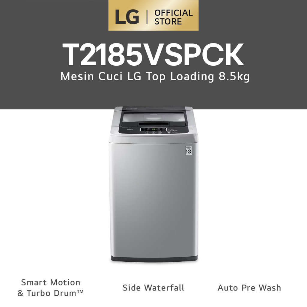 Jual LG Mesin Cuci Top Load 8,5kg - Smart Inverter Dengan Turbo Drum ...