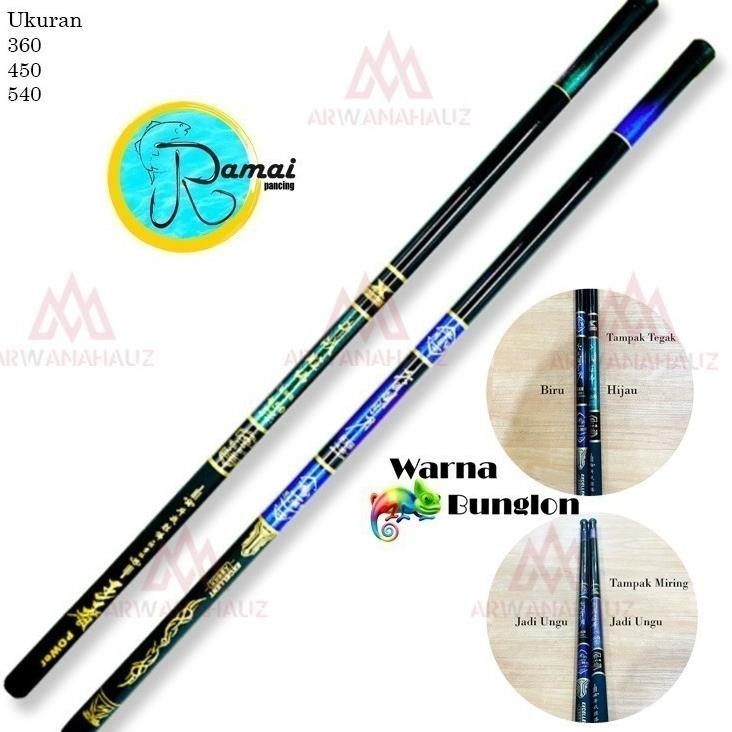 Jual UFO2025 Joran Tegek Kagawa Batik 450 Carbon Medium hard Joran