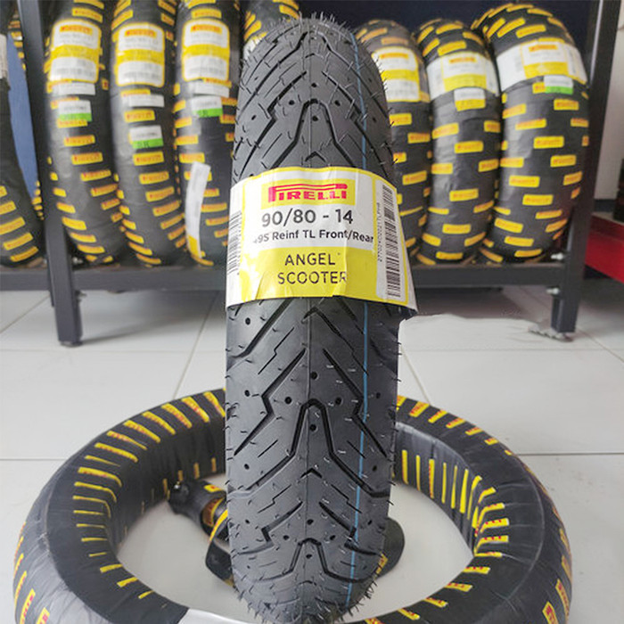 Jual Ban Motor Matic PIRELLI ANGEL SCOOTER 90/80 Ring 14 Tubeless (FREE ...