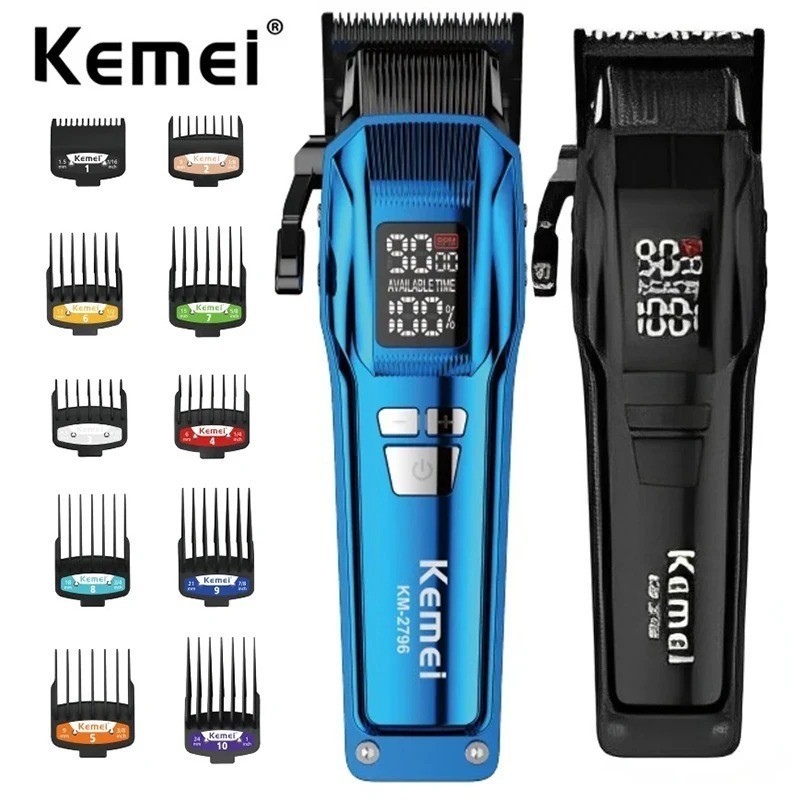 Jual Hair Clipper Kemei KM 2796 Professional 9000 RPM Brushless Motor ...