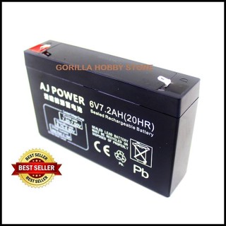Jual TERMURAH AKI KERING 6V 7AH AJ POWER UNTUK MOBIL AKI ANAK PLIKO PMB