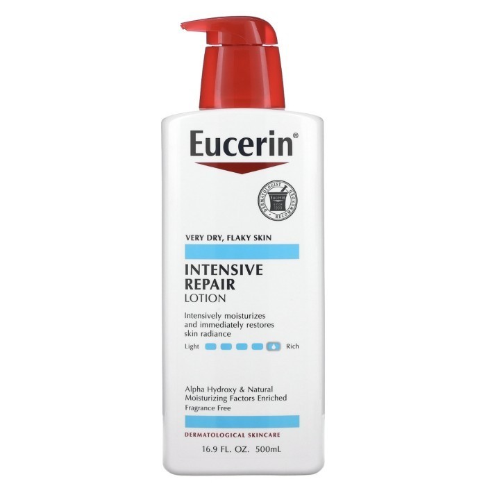 Jual Eucerin Intensive Repair Lotion for very dry flaky skin 500ml
