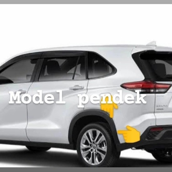 Jual New Bodykit Spoiler Fender Moulding Bumper Belakang Innova Zenix ...