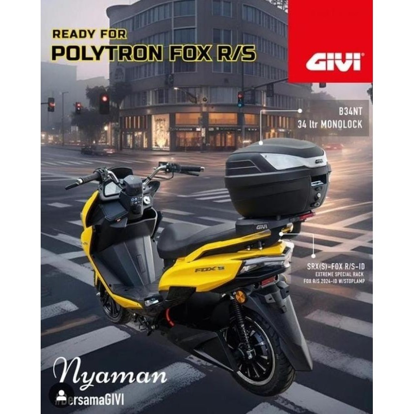 Jual Masih Ada! Bracket Box Givi Srx Polytron Fox R Fox S Stoplight Led ...