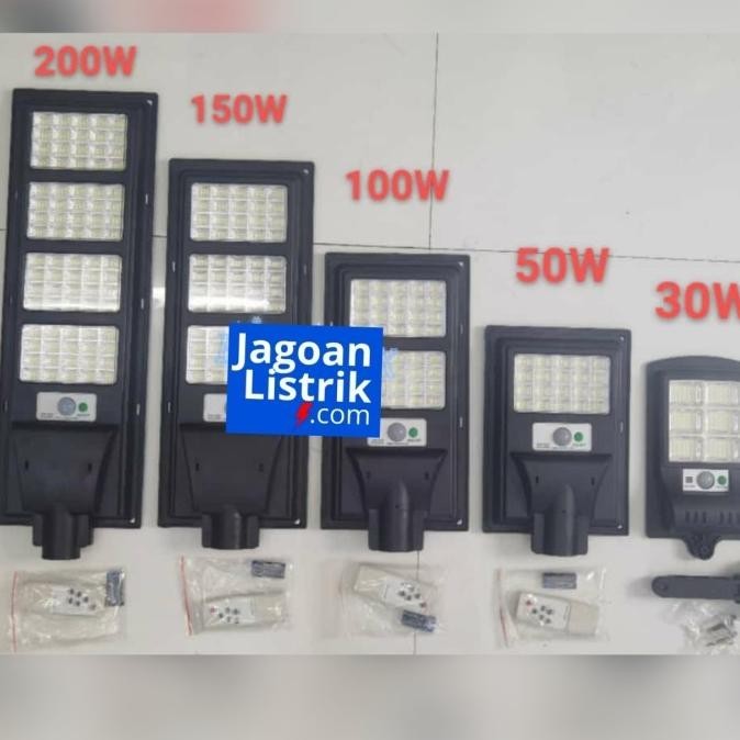 Jual . Lampu Jalan PJU Solar Cell LED Tenaga Surya 30W 50W 100W 150W ...