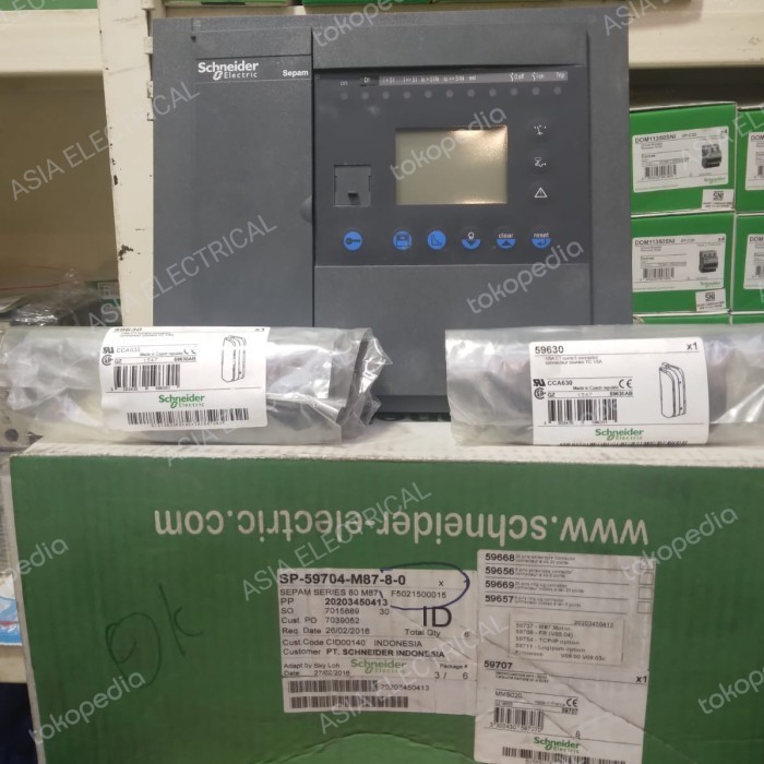 Jual SCHNEIDER SEPAM M87 SERIES SP-59704-M87-8-0 ORIGINAL SCHNEIDER ...