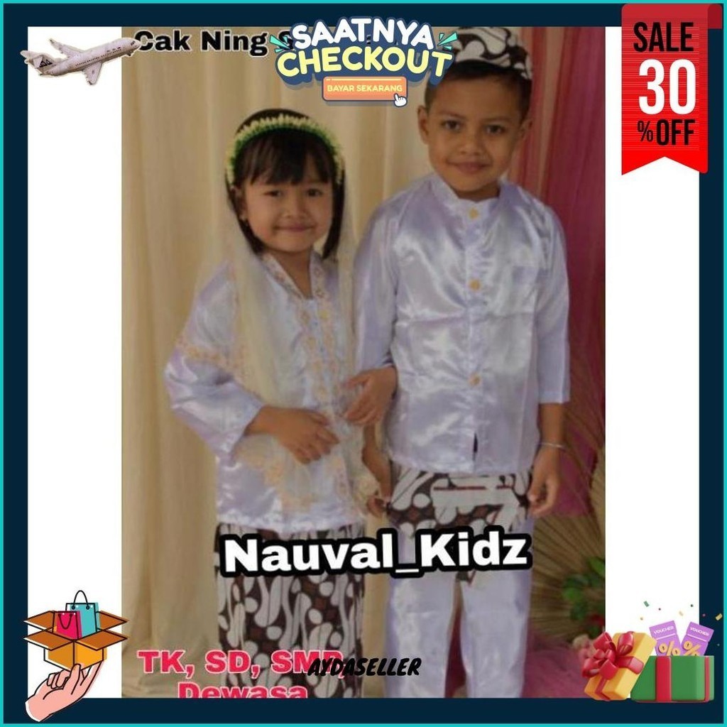 Jual (Promo) Baju Cak Dan Ning Surabaya / Baju Adat Surabaya U/ Anak Tk
