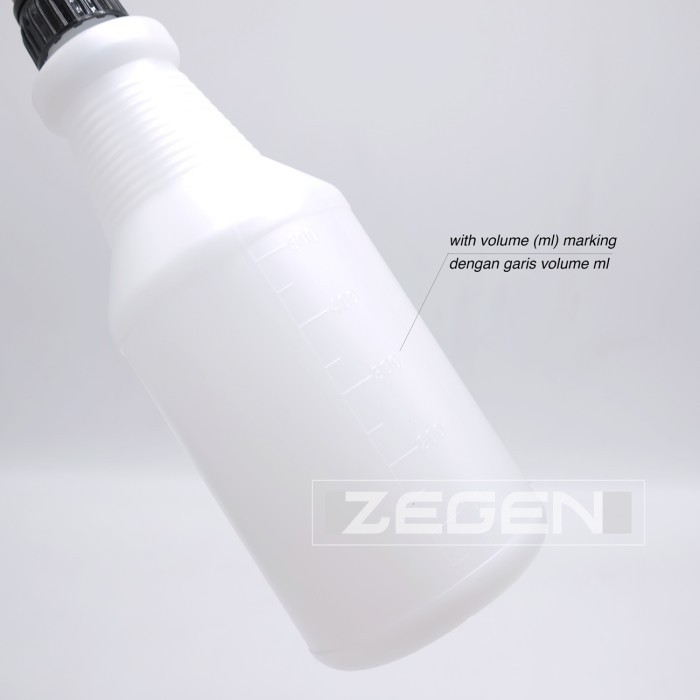 Jual Botol 500Ml & Kepala Sprayer Tahan Solvent, Kimia (Double Channel ...