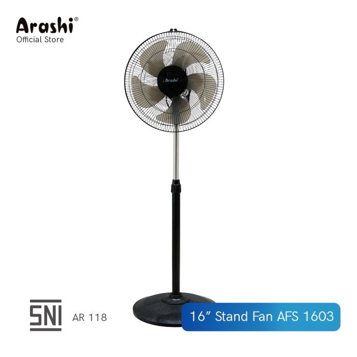 Jual Arashi Afs Kipas Angin Berdiri Stand Fan Inch W