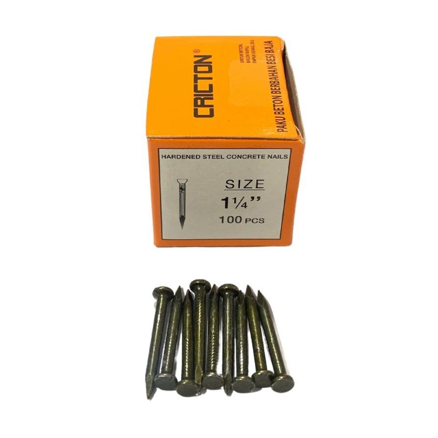 Jual Paku beton Kuning 1-1/4inci model daiwa / Paku beton 1-1/4 ...