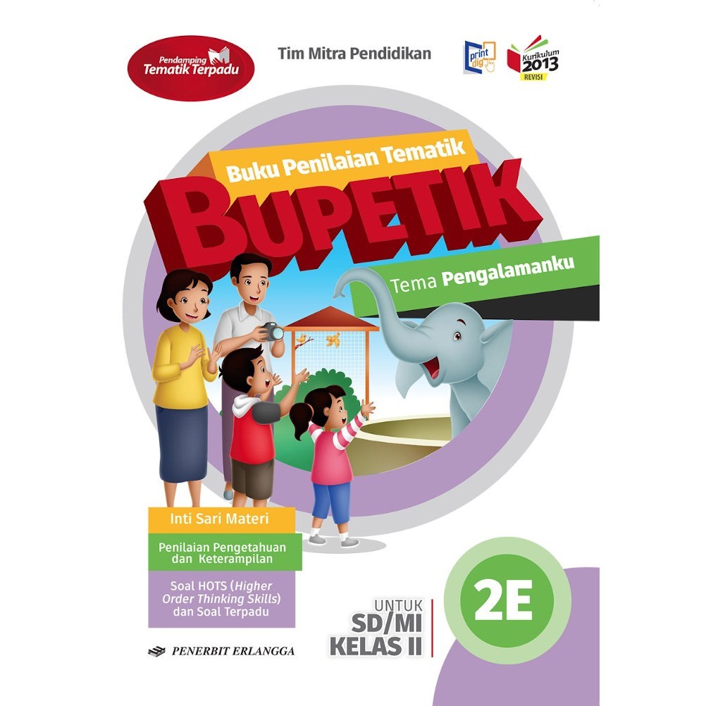 Jual Buku Pelajaran SD / MI BUPETIK 2E kelas 2 Kurikulum 2013 New ...