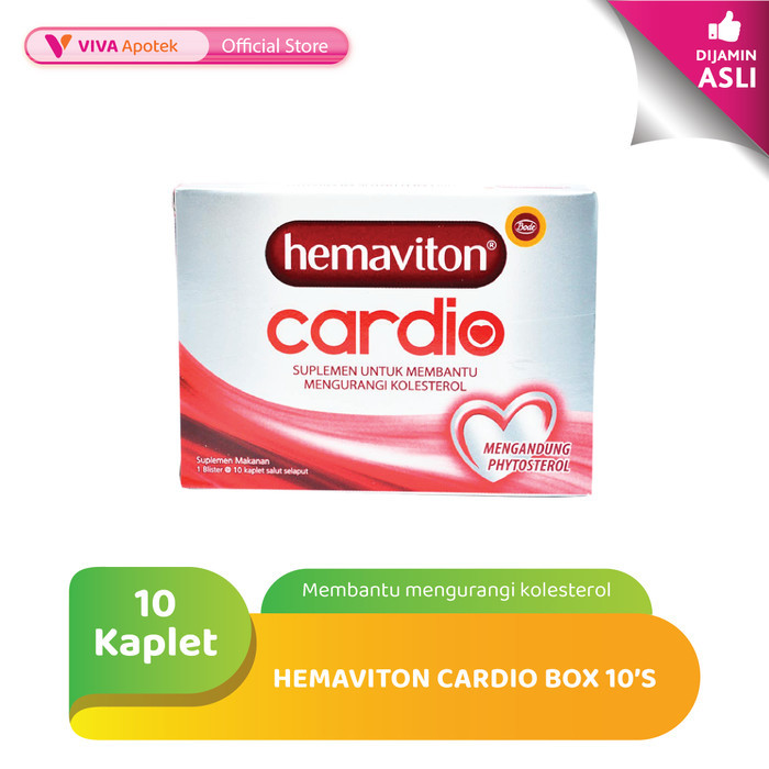 Hemaviton Cardio untuk Mengurangi Kolesterol (10 Kaplet)