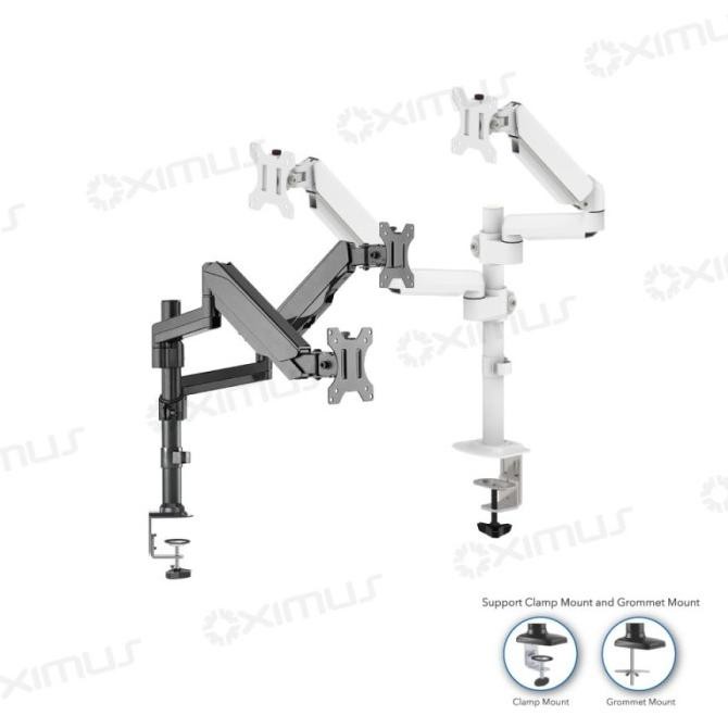Jual Bracket Monitor Gas Spring OXIMUS P200e | Dual Monitor LCD LED ...