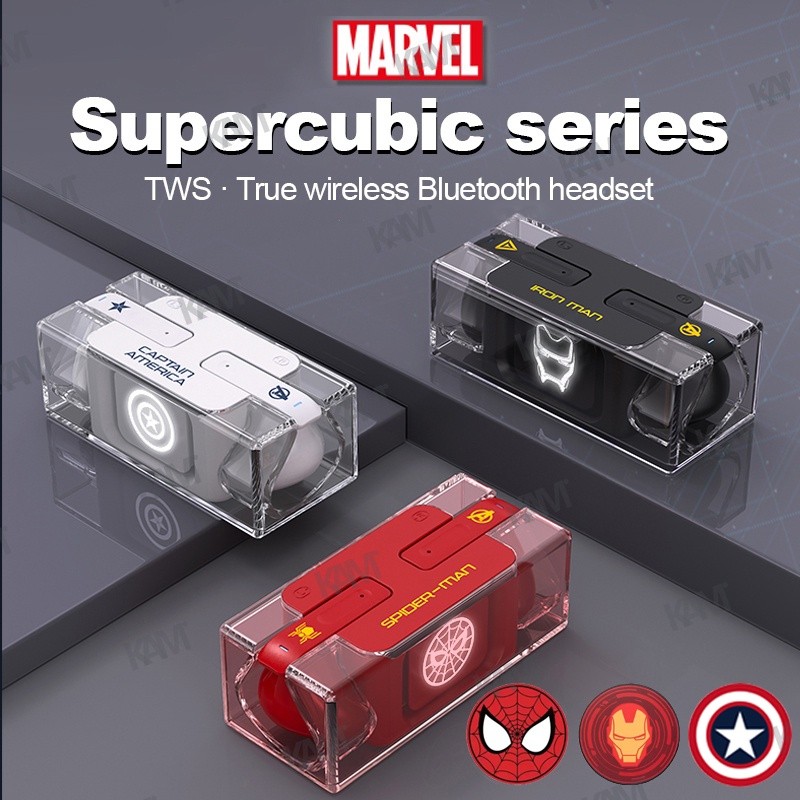 Jual Headset nirkabel TWS Disney Marvel MV03 asli Kam Bluetooth 5.3 ...