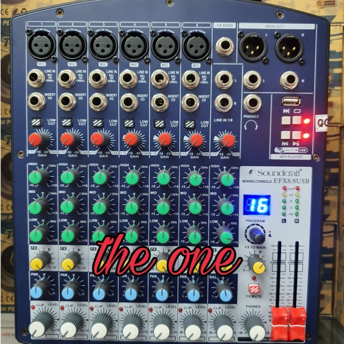 Jual Promo Mixer Soundcraft 8 Channel Efx8 (New) | Shopee Indonesia