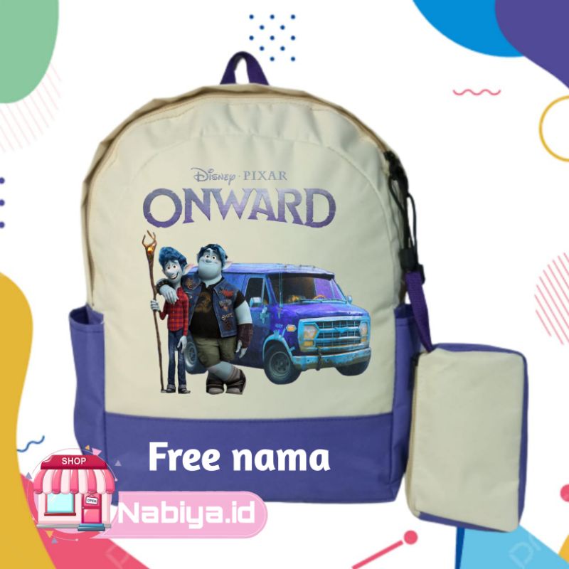 Jual TAS RANSEL BACKPACK ANAK SEKOLAH COSTUME GAMBAR ONWARD DISNEY FREE ...