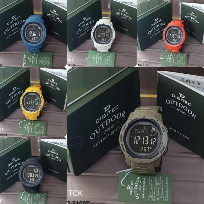 Jual JAM TANGAN DIGITEC DG 8100 ALTIMETER/BAROMETER/THERMOMETER