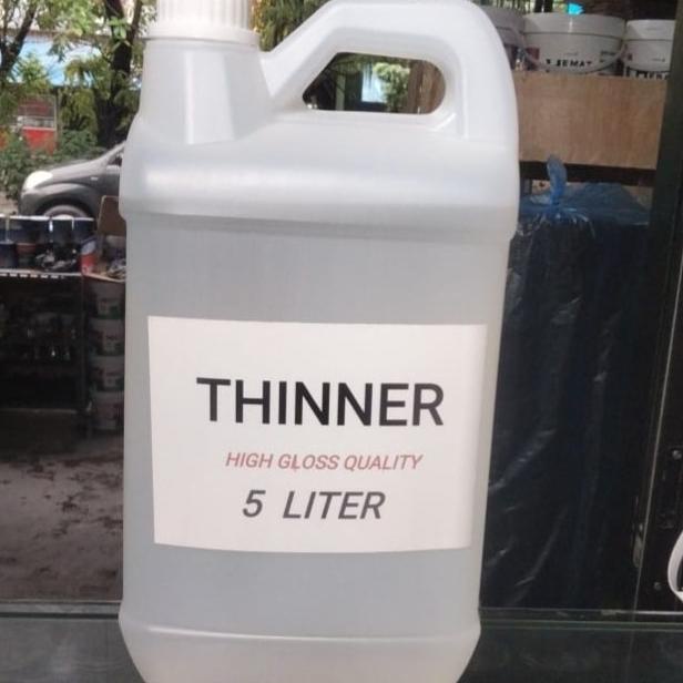 Jual Tinner Tiner Thinner Thiner Ecer 5 Liter High Gloss Quality Gosend Shopee Indonesia 5554