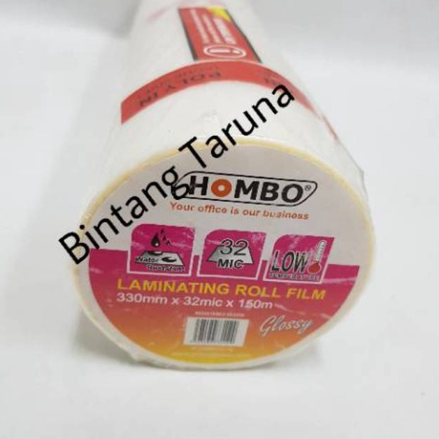 Jual Sale.. Plastik Laminasi Roll Hombo Laminating Film Roll Glossy 32