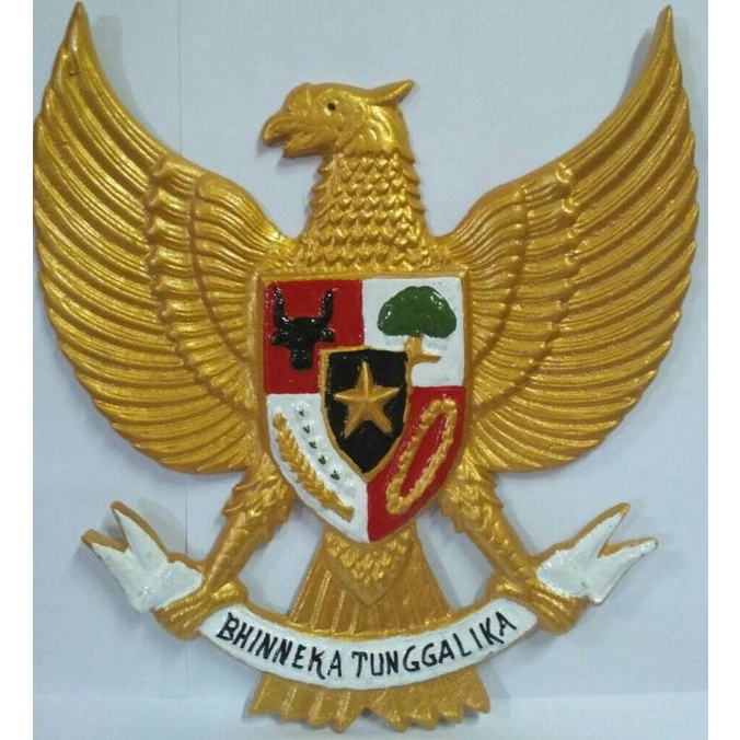 Jual Lambang Garuda Pancasila Bahan Fiber Ukuran 23 X 24 Cm Shopee