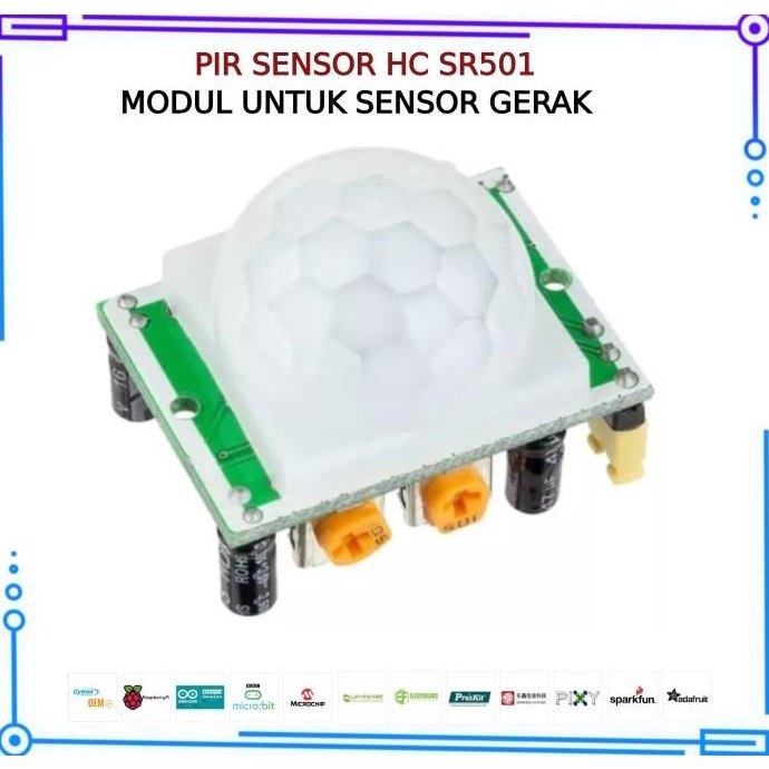 Jual HC SR 501 PIR Motion Sensor / SR501 Sensor Gerak Module | Shopee ...