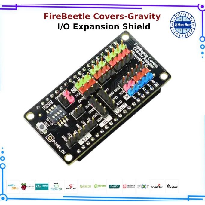 Jual DFRobot Gravity FireBeetle Covers I/O Expansion Shield | Shopee ...