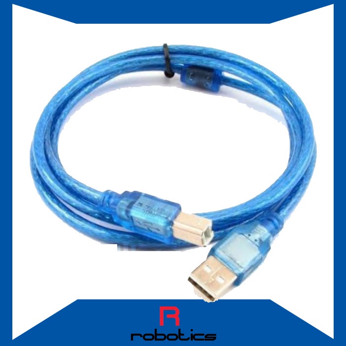 Jual Kabel USB type A to USB type B arduino Uno Mega 150cm 1,5m ...