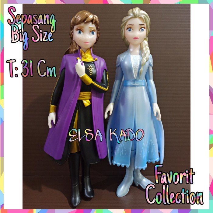 Jual MUST HAVE!! ACTION FIGURE FROZEN 2 SET ISI 2 PRINCESS ELSA ANNA ...