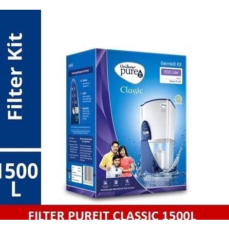 Jual Unilever Pureit Pure It Germkill Filter Air 1500L 1500 L Liter ...
