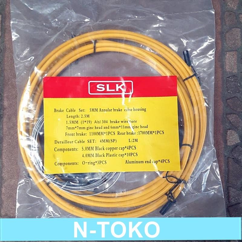 Jual Kabel Set Slk Untik Rem Dan Operan Kuning Sepeda Sparepart