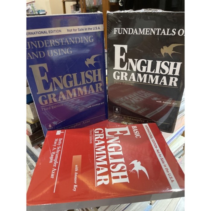 Jual Paket 3 Buku Grammar Edisi 3 (Betty Azar) Bestseller Buku Fisika ...