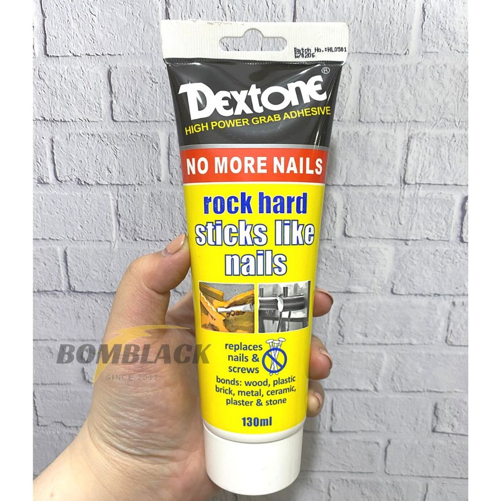 Jual Lem Dextone No More Nails Anti Paku Keramik Kayu Metal Batu Super