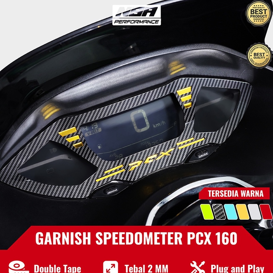 Jual LTI249 GARNISH SPEDOMETER PCX160 BAHAN AKRILIK BUKAN STIKER GARNIS ...