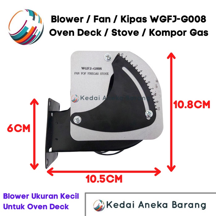 Jual Blower Fan Kipas Gas Lpg Oven Kompor Stove Deck Gea WgfjG008 220V