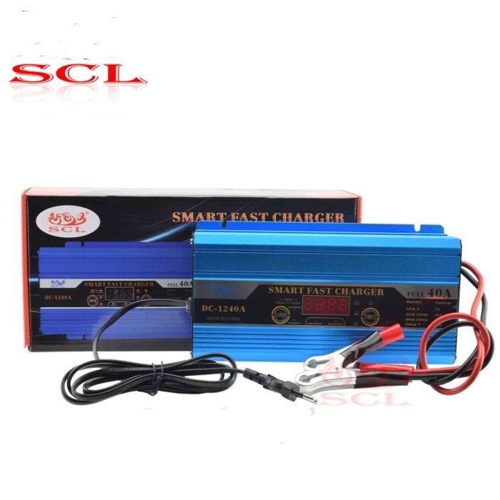 Jual Smart charger Aki SCL 12V 20A/30A/40A Casan Accu Aki | Shopee