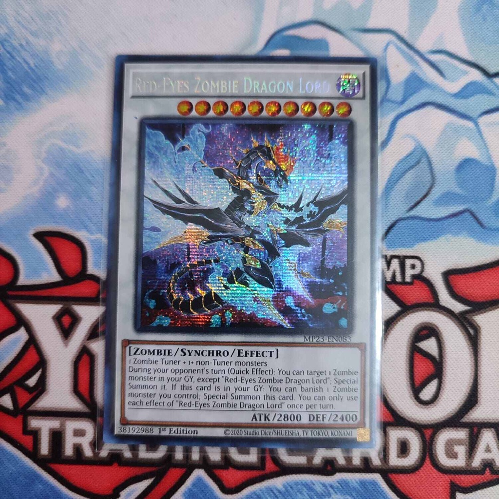 Jual yugioh red eyes zombie dragon lord MP23 secret rare 1st original |  Shopee Indonesia