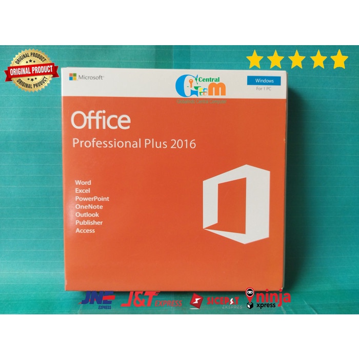 Jual Microsoft Office 2016 Professional Plus original product lifetime ...