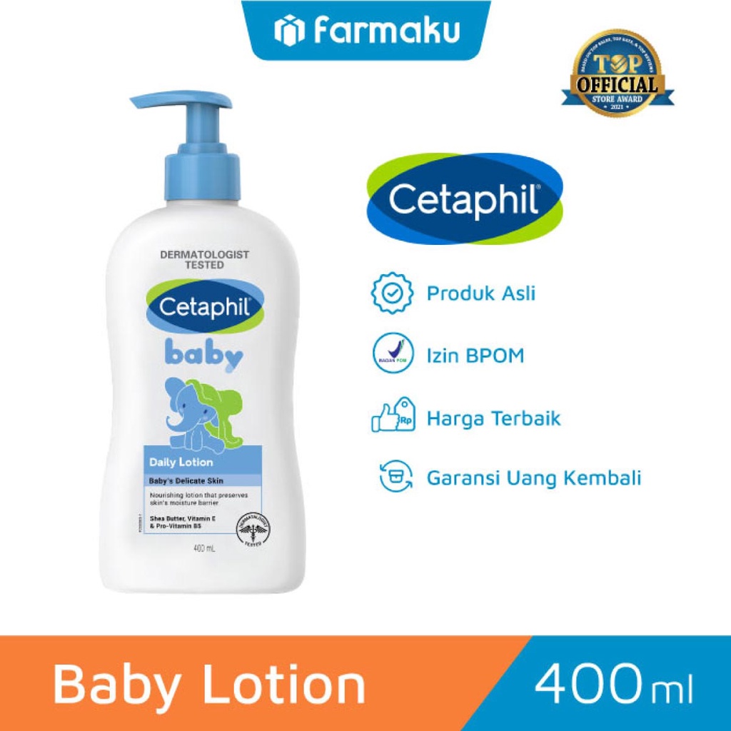 Jual Cetaphil Baby Daily Lotion 400 ml Shopee Indonesia