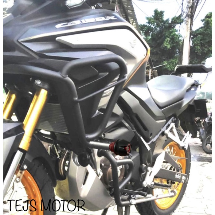 Jual Crashbar Set Honda Cb150X Cb 150X Plus Jalu Black Diamond Kode