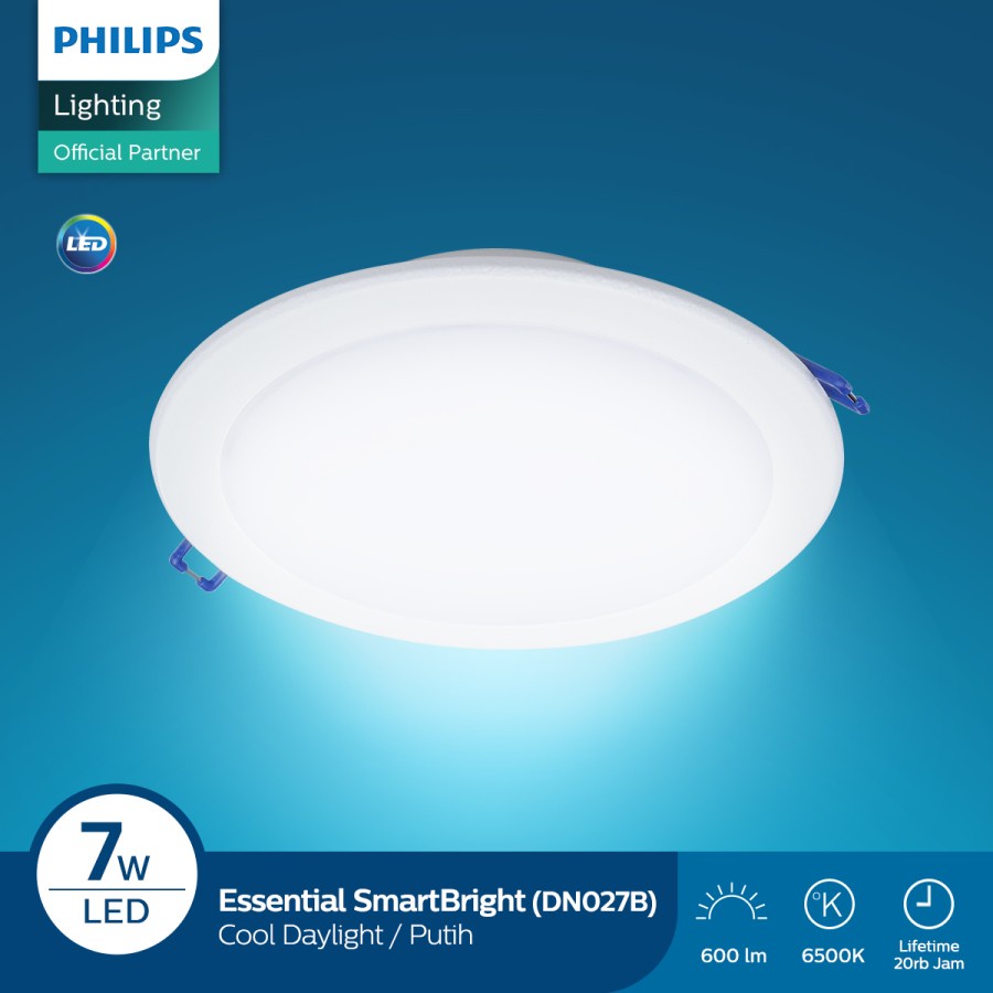 Jual Philips Lampu Downlight LED DN027B LED6/CW 7W D100 RD Putih ...